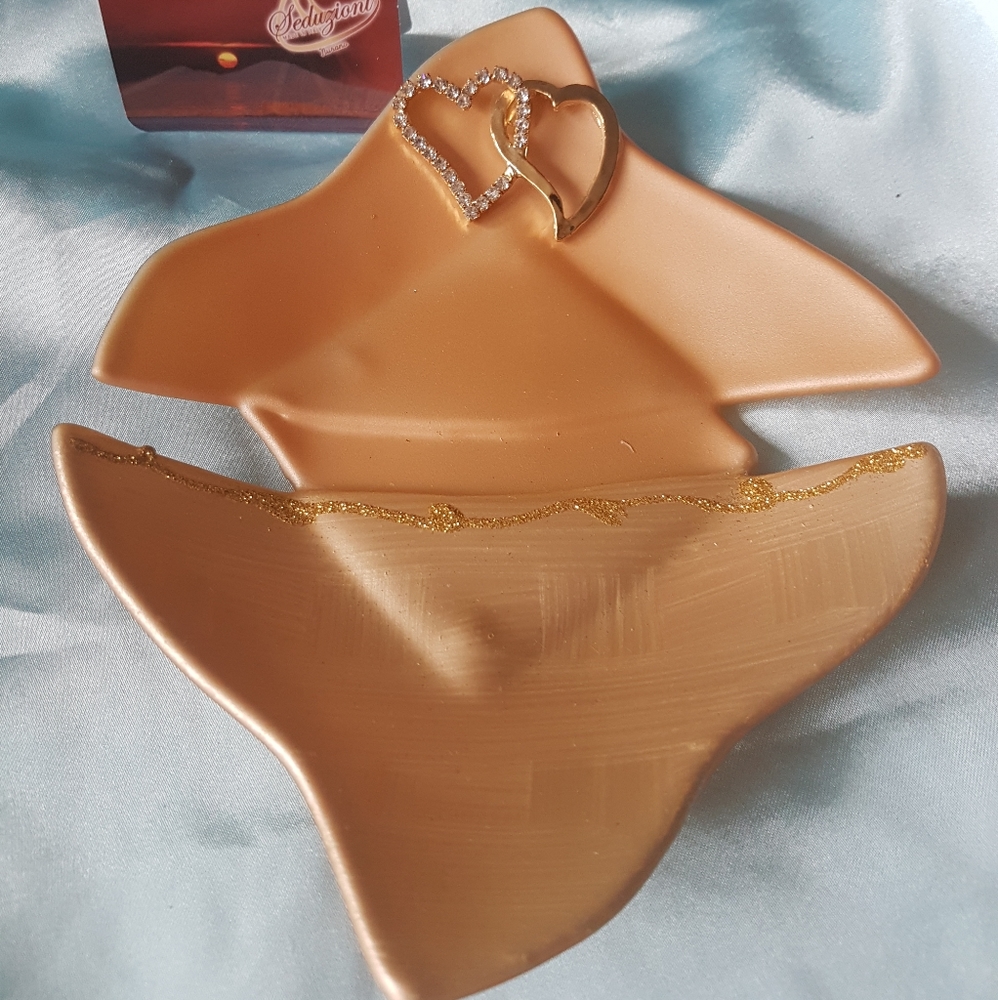 🌟Vintage🌟Murano Candy dish with hearts